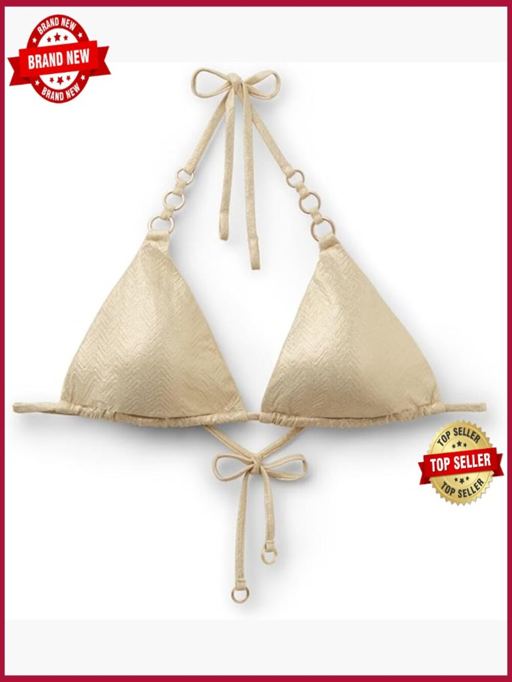 Triangle Swimsuit Top Lightly Padded Wireless Polyamide